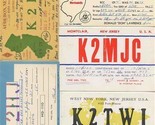 10 Different QSL Cards from New Jeresy in the 1950&#39;s - $37.62