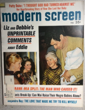 MODERN SCREEN magazine February 1968 Liz Taylor Debbie Reynolds cover - £11.81 GBP
