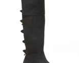 Cat &amp; Jack Black Faux Suede Leora Zipper Ankle Riding Boots - $36.83