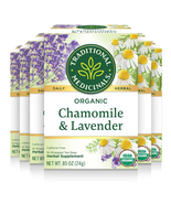 Chamomile with Lavender Herbal Tea Organic, 16 CT (Pack of 6) - $43.54