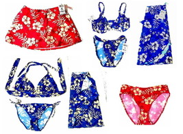 Sunsets Los Cabos Blue &amp; Los Cabos Red Bikini Swimsuit Separates Sz XS-X... - $39.59+