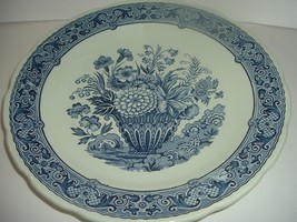 Boch Royal Sphinx Holland Delft Floral Charger Plate         RIA - $49.99