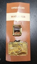 Euclid Twin Scrapper Advertising Pocket Watch Fob J D Evans Equipment Co Vtg Nos - £23.66 GBP
