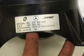 00-06 w220 MERCEDES CL500 CL55 CL600 BOSE REAR RIGHT SIDE SPEAKER UNIT 3217 image 4