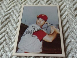 Clay Dalrymple Hand Signed Autographed Lifetime Stat Card Tcma 1978 - $19.99