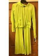 Baby Phat velour set 2 Piece Set K2E039VV Size XL Neon Green Coloring New - $107.80