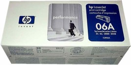 New  GENUINE HP LaserJet  C3906A Black Toner Cartridge 06A 5L 6L  3100 3150 - $46.14