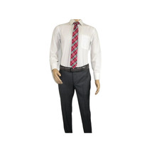 Men Suit BERLUSCONI Turkey 100% Italian Wool Super 180's Vested #Ber2 Charcoal image 11