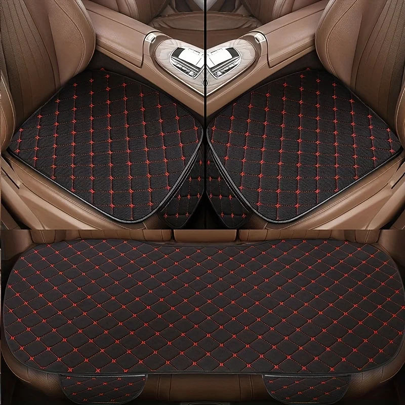 Car Seat Covers Protector Front Seat Pad Mat Rear Bench Cover Breathable... - £18.61 GBP