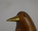 Brass and Wood Penguin Sculpture Frederick Cooper? MCM Art Figurine Bird... - $241.87