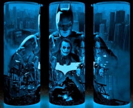 Glow in the Dark Batman Dark Knight with Joker and Two Face Cup Mug Tumbler 20oz - £16.99 GBP