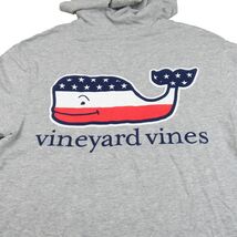Vineyard Vines Graphic USA Hoodie Mens Size Small Grey Heather Long Slee... - $34.95