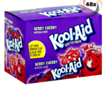Full Box 48x Packets Kool-Aid Berry Cherry Caffeine Free Soft Drink Mix ... - £20.47 GBP