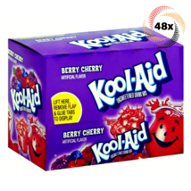 Full Box 48x Packets Kool-Aid Berry Cherry Caffeine Free Soft Drink Mix | .17oz - £20.95 GBP