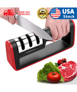 Knife Sharpener Professional Ceramic Tungsten Kitchen Sharpening System ... - $15.99