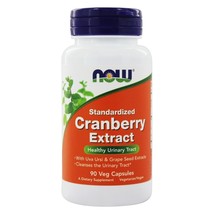 NOW Foods Standardized Cranberry Extract, 90 Vegetarian Capsules - $14.19
