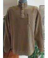 Vintage Woolrich 1/4 Zip Pullover Sweater Brown XXL Elbow Patches 1 Pock... - $9.99 CAD