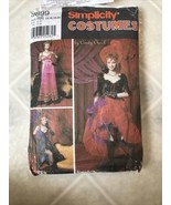 9899 UNCUT Simplicity Sewing Pattern Saloon Costume Wild West sz 14 16 1... - $32.25