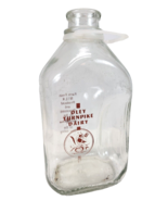 Vintage Original Oley PA Turnpike Dairy Farm Half Gallon Glass Milk Bottle - $424.51 MXN