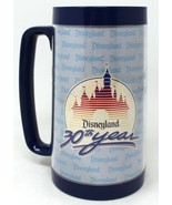 Disneyland 30th Year Thermal Coffee Cup Mug by Thermo Serv Vintage Colle... - £7.57 GBP