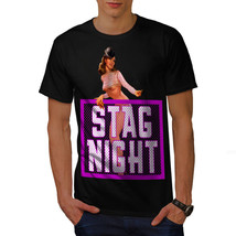 Wellcoda Night Bachelor Party Mens T-shirt, Pinup Graphic Design Printed Tee - £14.82 GBP+