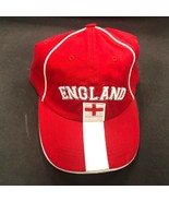 England Soccer Red Adjustable Buckled Hat Cap NEW - £24.03 GBP
