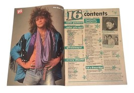 16 Magazine September 1987 Menudo Bon Jovi Duran Duran Corey Hart River Phoenix image 2