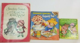  Childrens Books Strawberry Shortcake Little Pops Cooking Fun Winter Vintage - £19.50 GBP