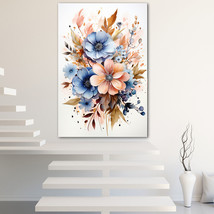 Flower Bouquet Canvas Painting Wall Art Poster Landscape Canvas Print Picture - £10.24 GBP+