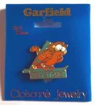 Garfield Skiing Keystone Colorado Comic Cat Cloisonné Kats Meow Enamel Lapel Pin - £9.43 GBP