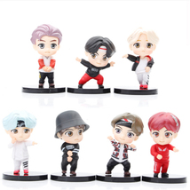 7pcs/Set Bangtan Boys Rm Jin Suga Jhope Jimin V Jungkook Model Action Figure #4 - $24.99