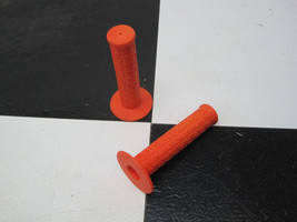 New 7/8&quot; Orange TRIANGLE Old School BMX Bike Freestyle Bicycle Handle Grips - £10.37 GBP