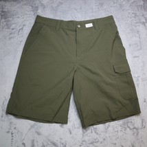 Columbia Sportswear Shorts Mens 36 Green Casual Outdoors Cargo Fishing Hiking - £17.97 GBP
