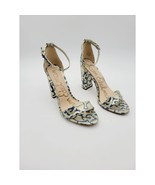 Sam Edelman Women’s Yaro Heels, Blue/Light Gold, 9M US - $29.99