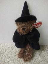 NWT Retired Ty Attic Treasure - ESMERELDA the Halloween Witch Bear (8 Inch) NEW - £6.00 GBP