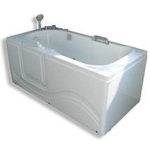 Whirlpool bathtub with door hydrotherapy Walk-in 60” x 30” 6 jets DOLLY - £2,596.03 GBP