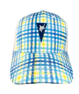 Guy Harvey Sailfish Baseball Hat Cap Plaid Blue Yellow Tag Mesh Back  Ad... - £39.83 GBP