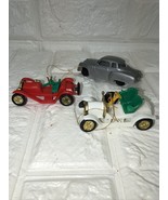 Miniature Plastic Car Ornaments Made in Hong Kong 307 &amp; 306 - $240.08 MXN