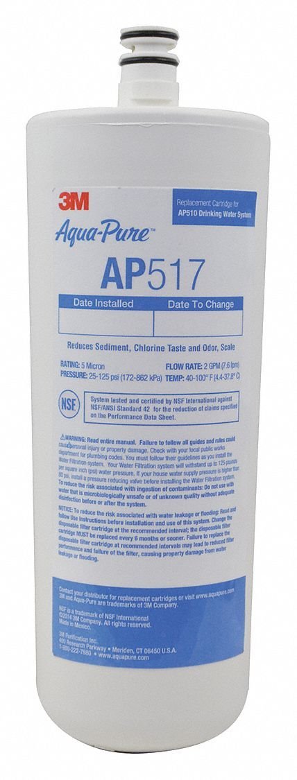 Aqua-Pure 1.75 gpm Replacement Filter Cartridge, Fits Brand: Aqua-Pure, 5 Micron