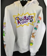 RUGRATS Adult MEDIUM Pullover Hoodie Nickelodeon White Angelica Chuckie ... - €12,67 EUR