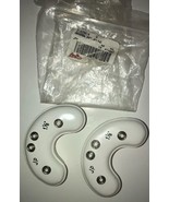JP DNA Football Helmet Jaw Pads 1 1/8” XXL #H White 1 Left/1 Right-NEW-S... - $1,638.94 MXN