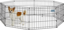 Dog Exercise Pen & Playpen, 18-Inch, No Door, Black - $1,475.72 MXN Dog Exercise Pen & Playpen, 18-Inch, No Door, Black - $1,475.72 MXN