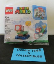 Lego Super Mario Super Mushroom Surprise 18 pieces Expansion set 30385 b... - £30.50 GBP