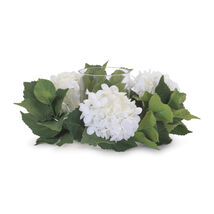 Hydrangea Candle Ring with Glass Hurricane (Set of 2) - 851533 - $144.76 CAD