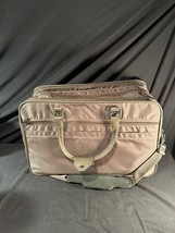American Tourister Carry-On Bag Brown Nylon 20&quot;x14&quot; Two-Compartment Trav... - $25.00