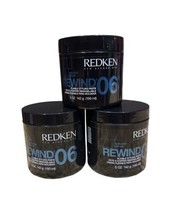 Lot of 3 Redken Rewind 06 Pliable Styling Paste 5 oz for Texturizer - £78.68 GBP