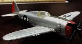 Road Champs P-47D Lil Friend Thunderbolt WWII Plane Gray Diecast Vintage - £5.50 GBP