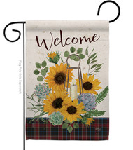 Welcome Sunflower - Impressions Decorative Garden Flag G135282-BO - £15.64 GBP