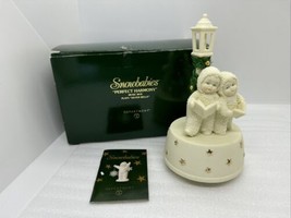 Snowbabies Perfect Harmony Dept 56 Music Box Plays Silver Bells 2004 VIDEO - $13.99