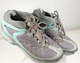 Columbia Women&#39;s Tech Lite Shoes Sneakers Size 9 Gray Blue Hiking Trail ... - $24.70